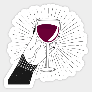 Wine lover Sticker